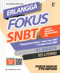 Image of Erlangga Fokus SNBT (Seleksi Nasional Berdasarkan Tes)